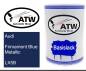 Preview: Audi, Firmament Blue Metallic, LX5B: 500ml Lackdose, von ATW Autoteile West.